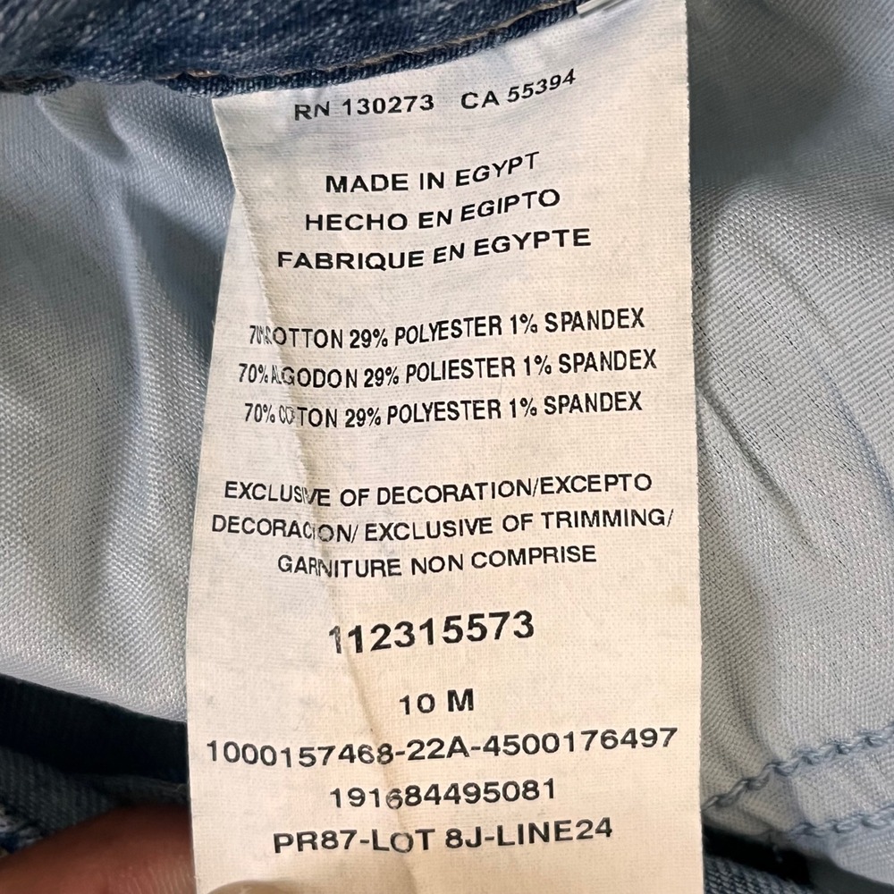 Lee Women's Regular Fit Capri Jeans Mid Rise Medium Wash Blue Size 10M - Picture 7 of 8